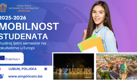 Poziv studentima za prijavu na kreditnu mobilnost u ak. 2025/2026 godini – Poljska