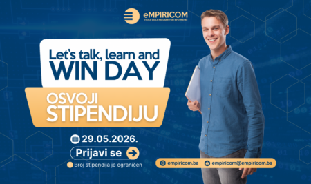 Razgledaj, pitaj, postani naš student i osvoji stipendiju! Termin: 29.05.2026.