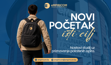 Upis studenata radi nastavka studija na Visokoj školi eMPIRICOM
