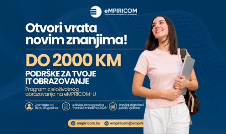 Prijavite se na Javni poziv za besplatnu IT edukaciju u TK “Podrška mladima” 2026