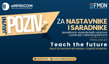 Javni poziv projekat “Teach the Future” – nastavnici