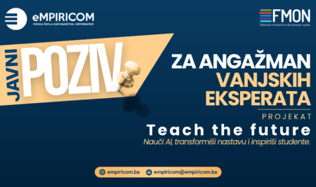 Javni poziv projekat “Teach the Future” – eksperti